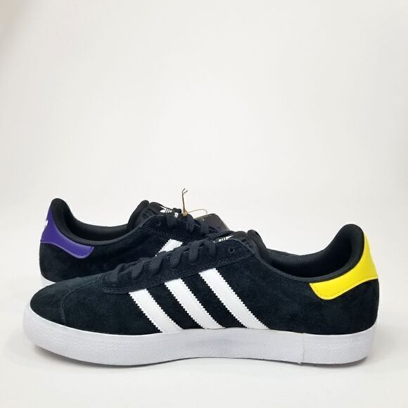 Adidas Gazelle ADV "Advance" Low Top Black Suede Sneakers. Men's Size: 12.5 - Picture 6 of 10